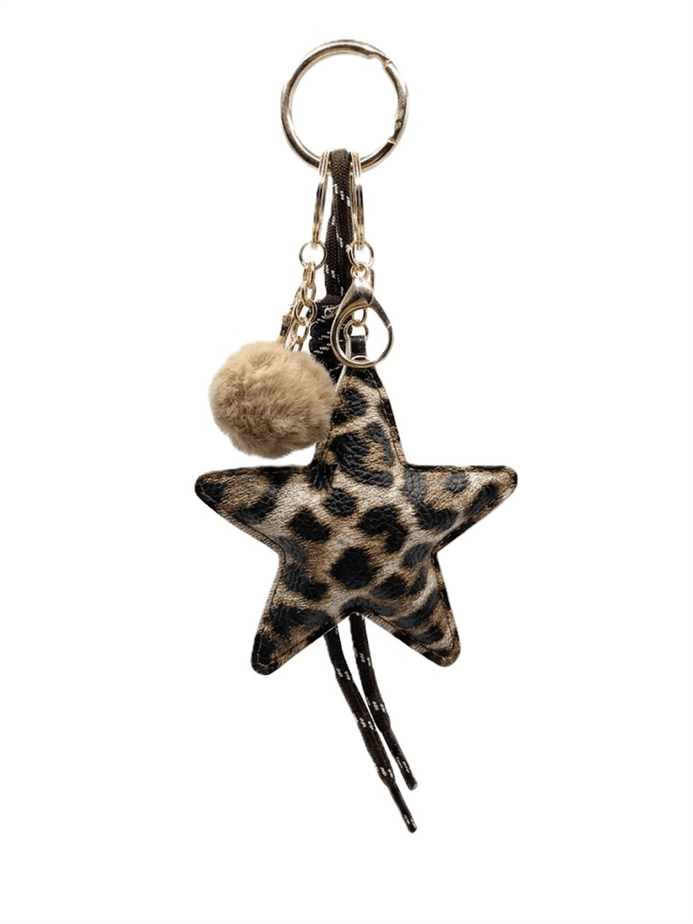 Leopar çanta charmı